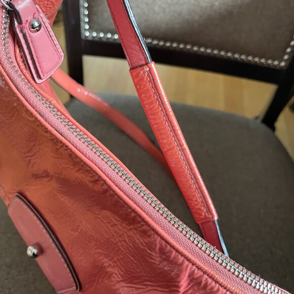 Coach Kristin Patent Leather Shoulder Bag Hobo 19299 - Picture 7 of 15